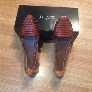 J. Crew Leather Huarache Sandals